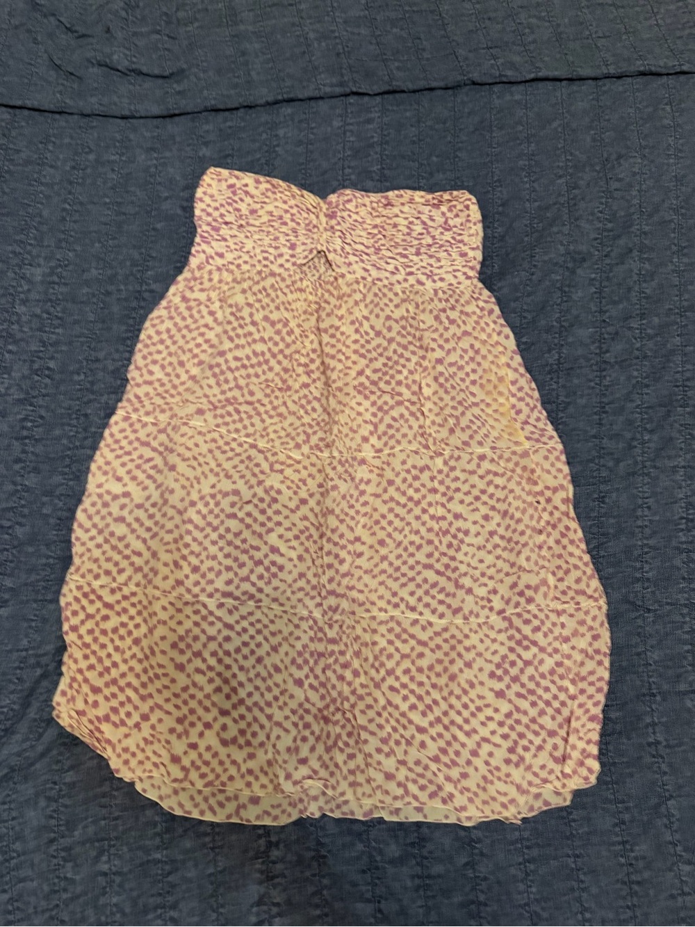 Tiare Hawaii Pink Dot Smocked Mini Skirt